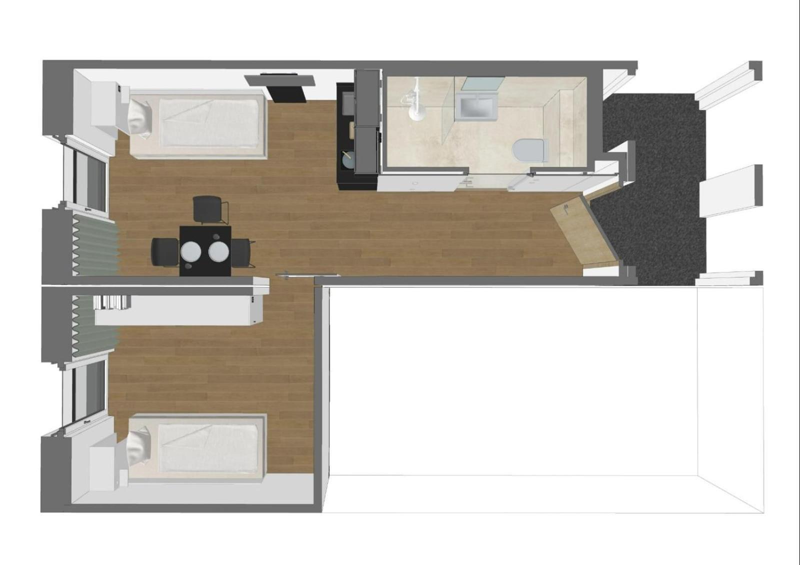 Timber One Boardinghouse Dorfen Aparthotel ภายนอก รูปภาพ